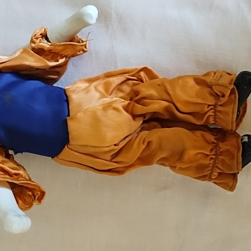 PORCELAIN POSABLE JESTER, VERY COLLECTIBLE, STUFFED FABRIC BODY,10" TALL - Picture 4 of 11